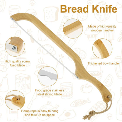 Scharfes Brotmesser Mit Ergonomischem Griff Für Gleichmäßige Scheiben