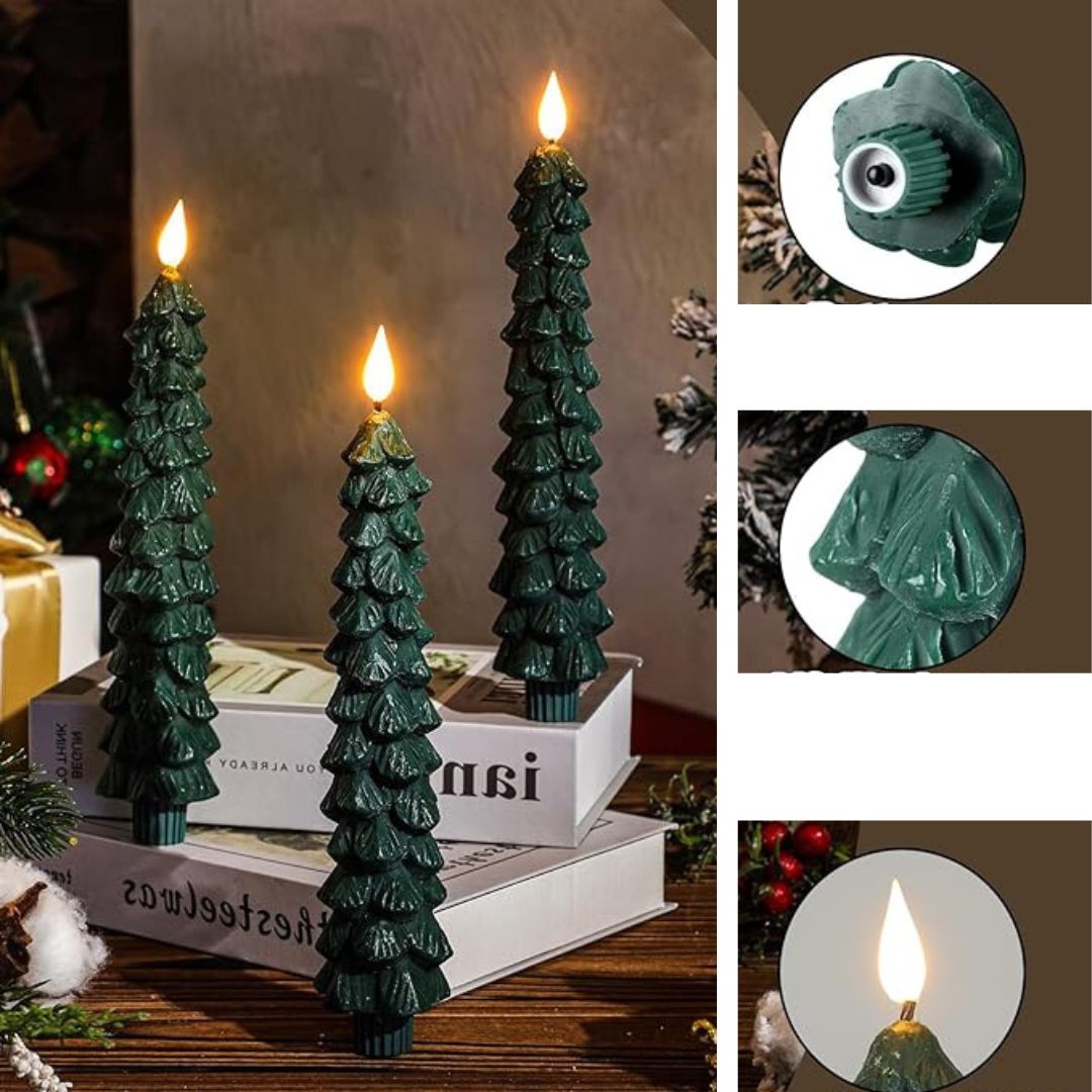 LED Kerzenlichter für eine gemütliche Weihnachtsatmosphäre