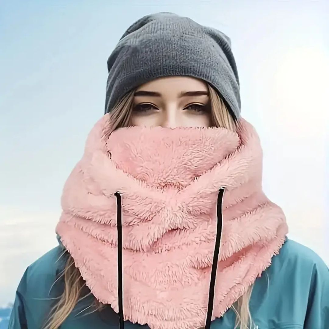 Fleece-Kapuze für kaltes Wetter bei Outdoor-Aktivitäten