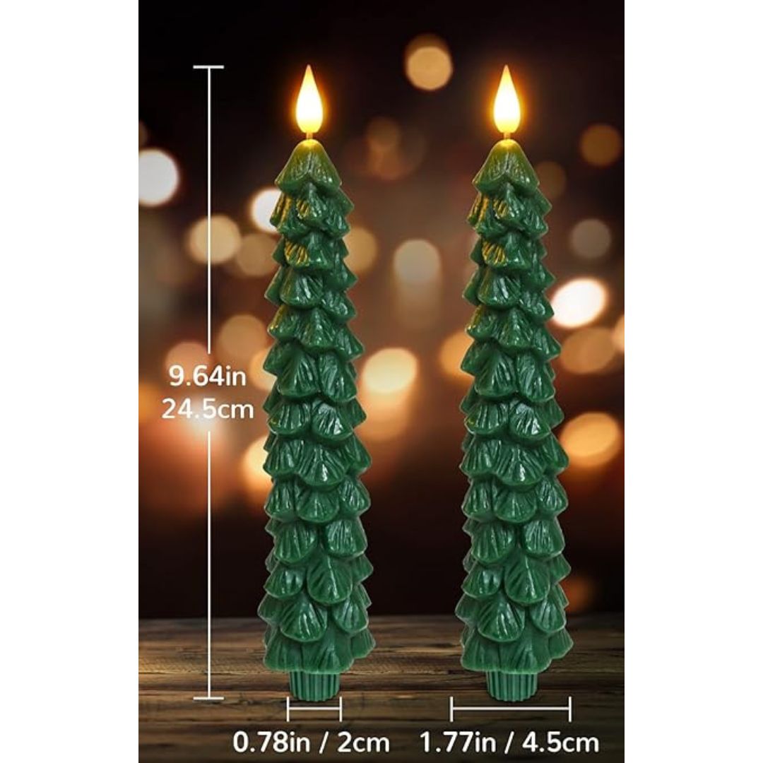 LED Kerzenlichter für eine gemütliche Weihnachtsatmosphäre