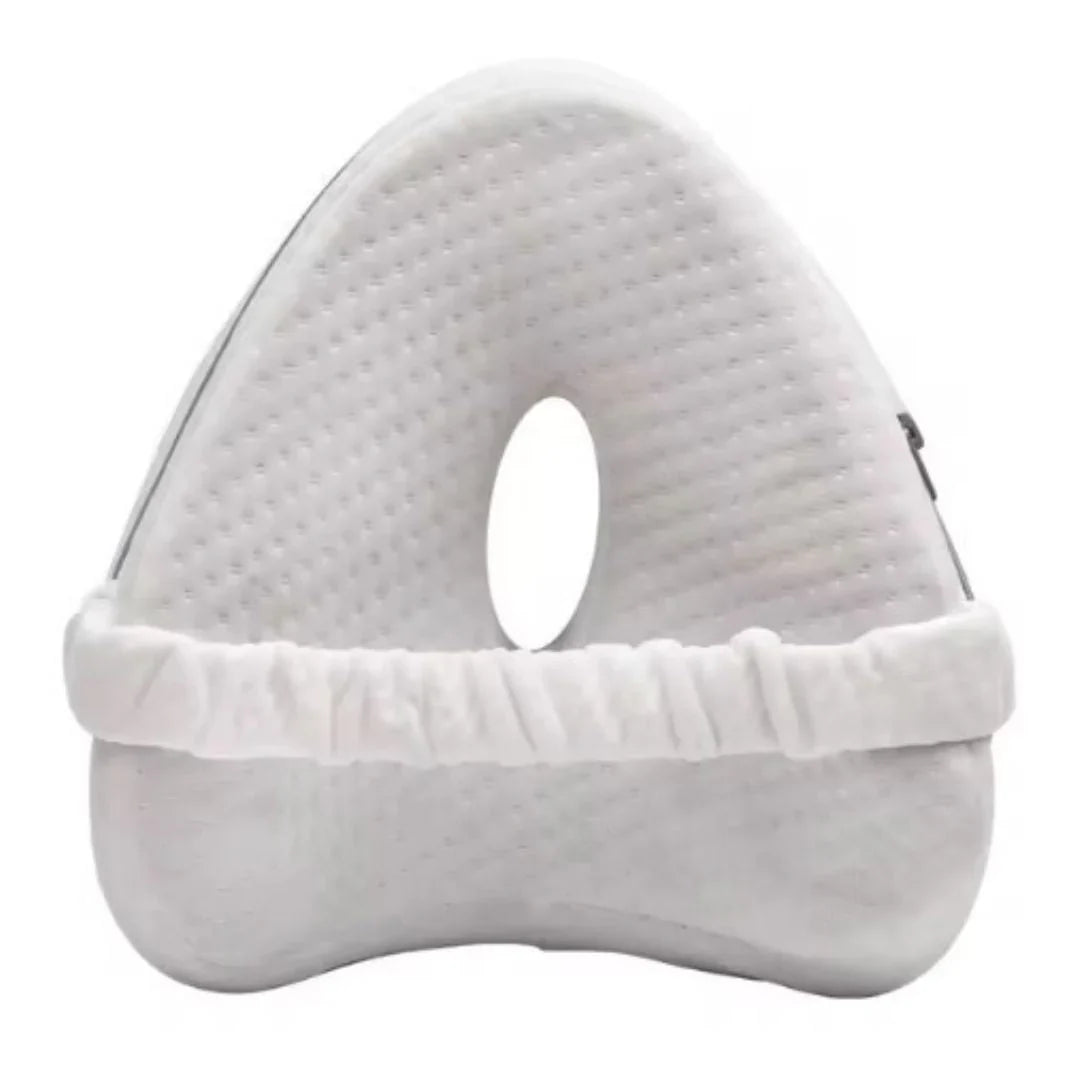 Ergonomisches Kniekissen für Seitenschläfer – Orthopädisches Beinkissen mit Memory-Schaum