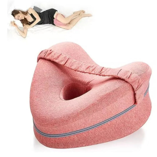 Ergonomisches Kniekissen für Seitenschläfer – Orthopädisches Beinkissen mit Memory-Schaum