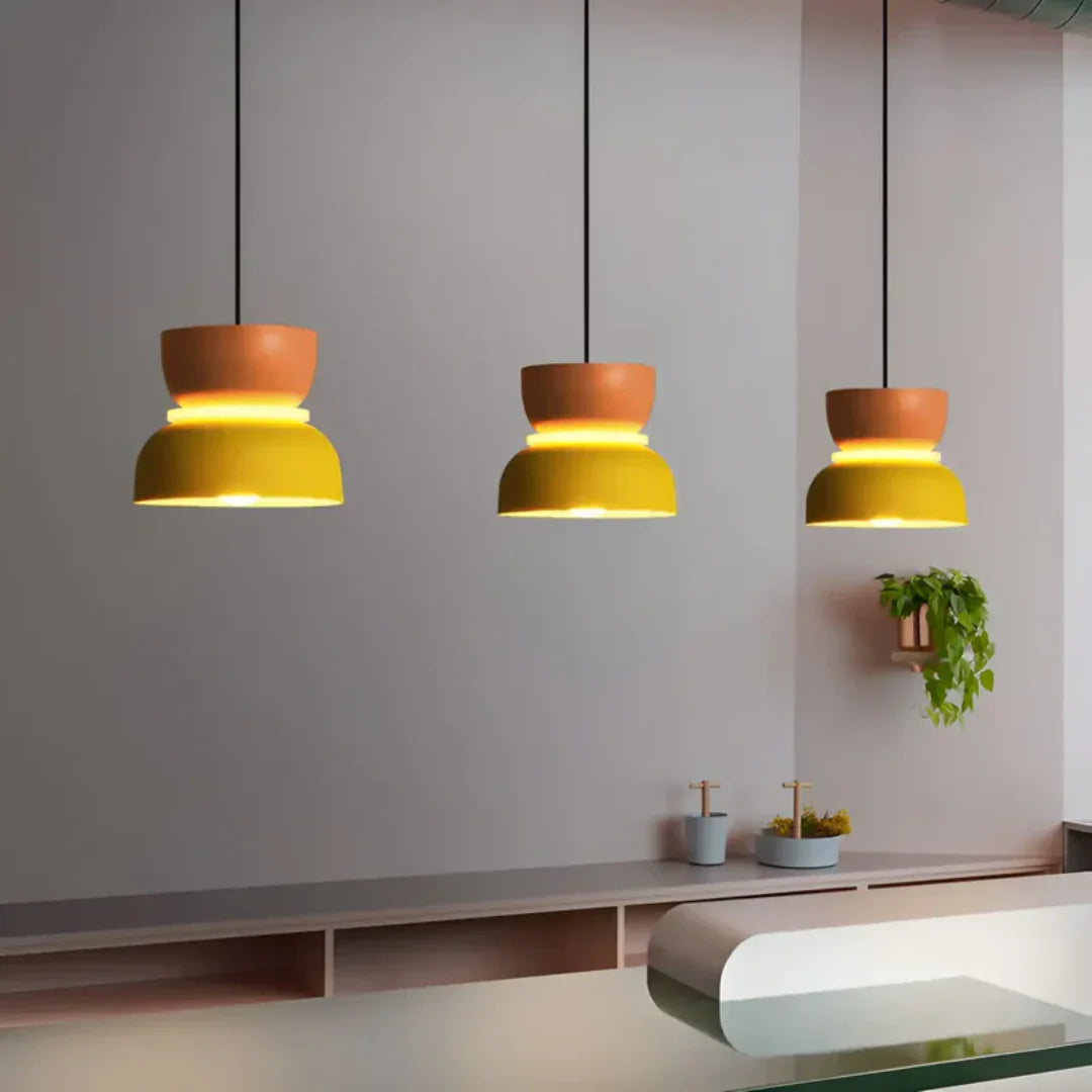 Macaron-Design Pendelleuchte mit LED-Technologie