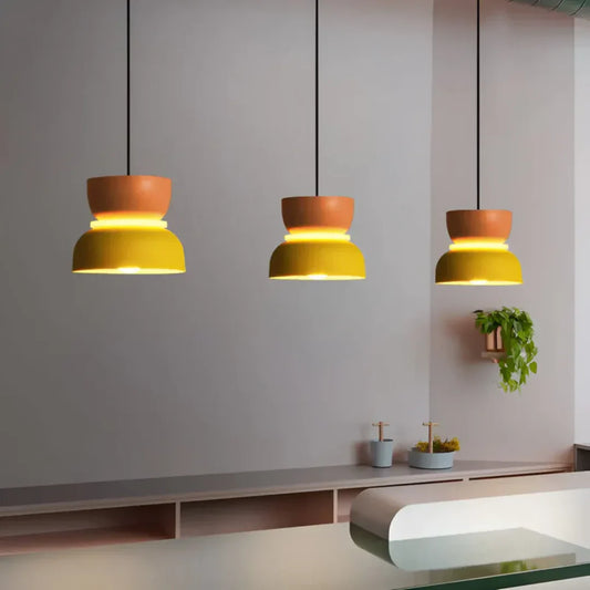 Macaron-Design Pendelleuchte mit LED-Technologie