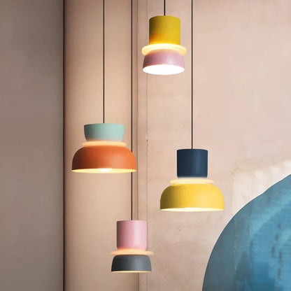 Macaron-Design Pendelleuchte mit LED-Technologie