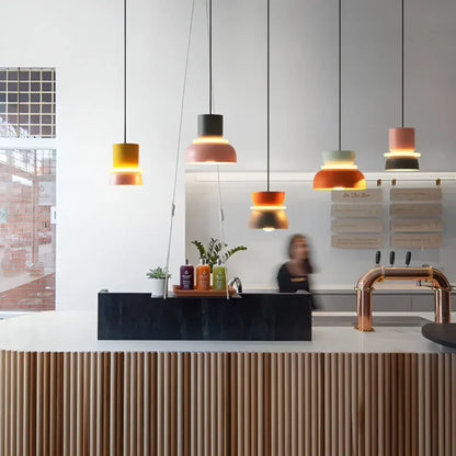 Macaron-Design Pendelleuchte mit LED-Technologie