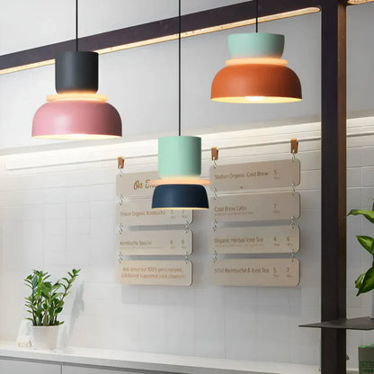 Macaron-Design Pendelleuchte mit LED-Technologie