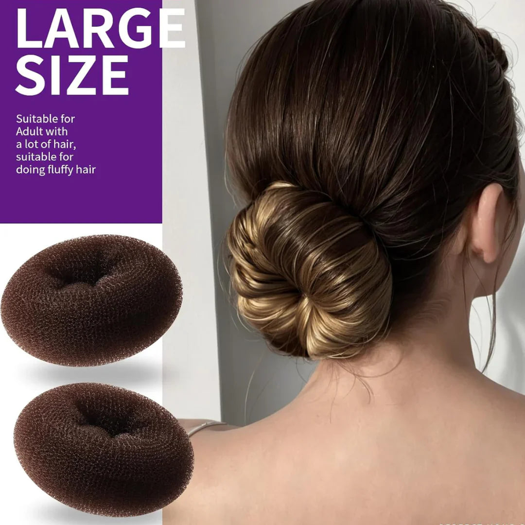 Donut-Haarknoten Set – Voluminöse Dutt-Hilfe für Perfekte Hochsteckfrisuren