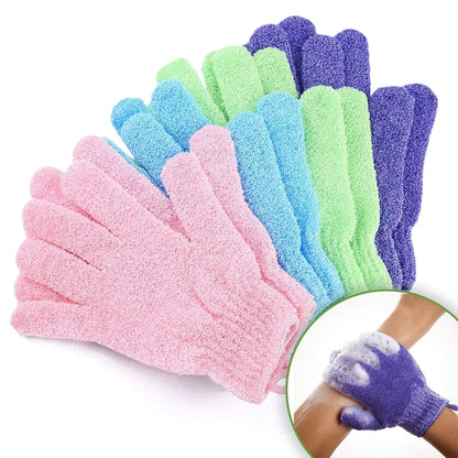 Peeling-Badehandschuhe – Exfolierende Duschhandschuhe für Sanfte Haut im 2er-Set