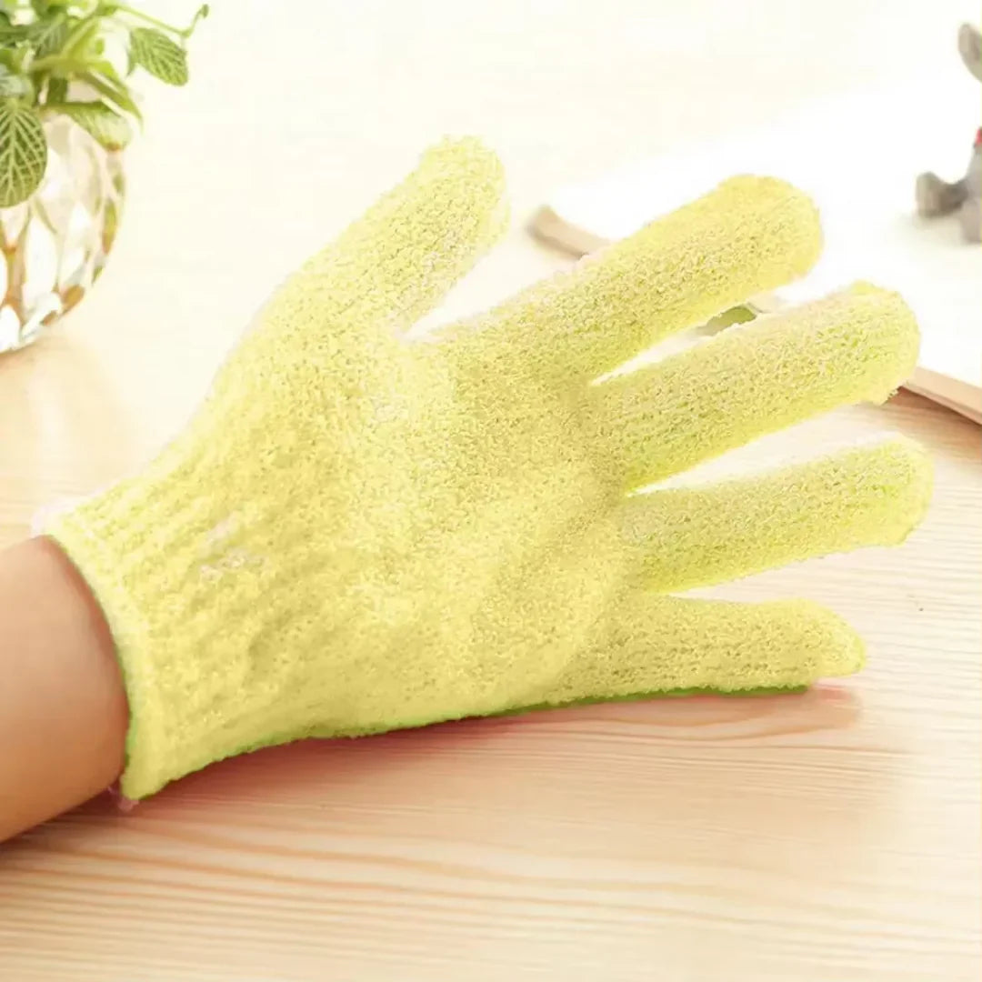 Peeling-Badehandschuhe – Exfolierende Duschhandschuhe für Sanfte Haut im 2er-Set