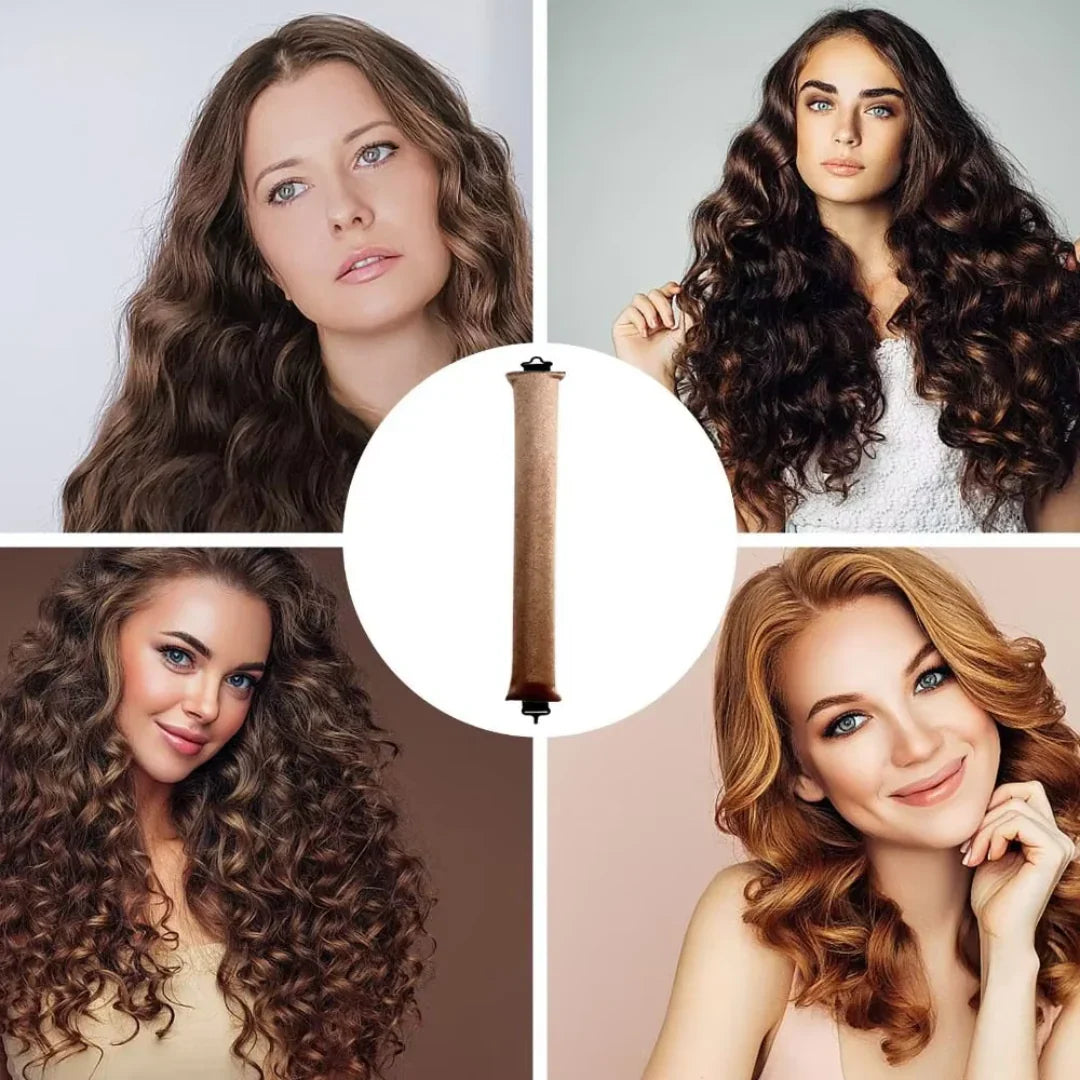 Hitzefreies Haarwickler-Set für schonende Locken