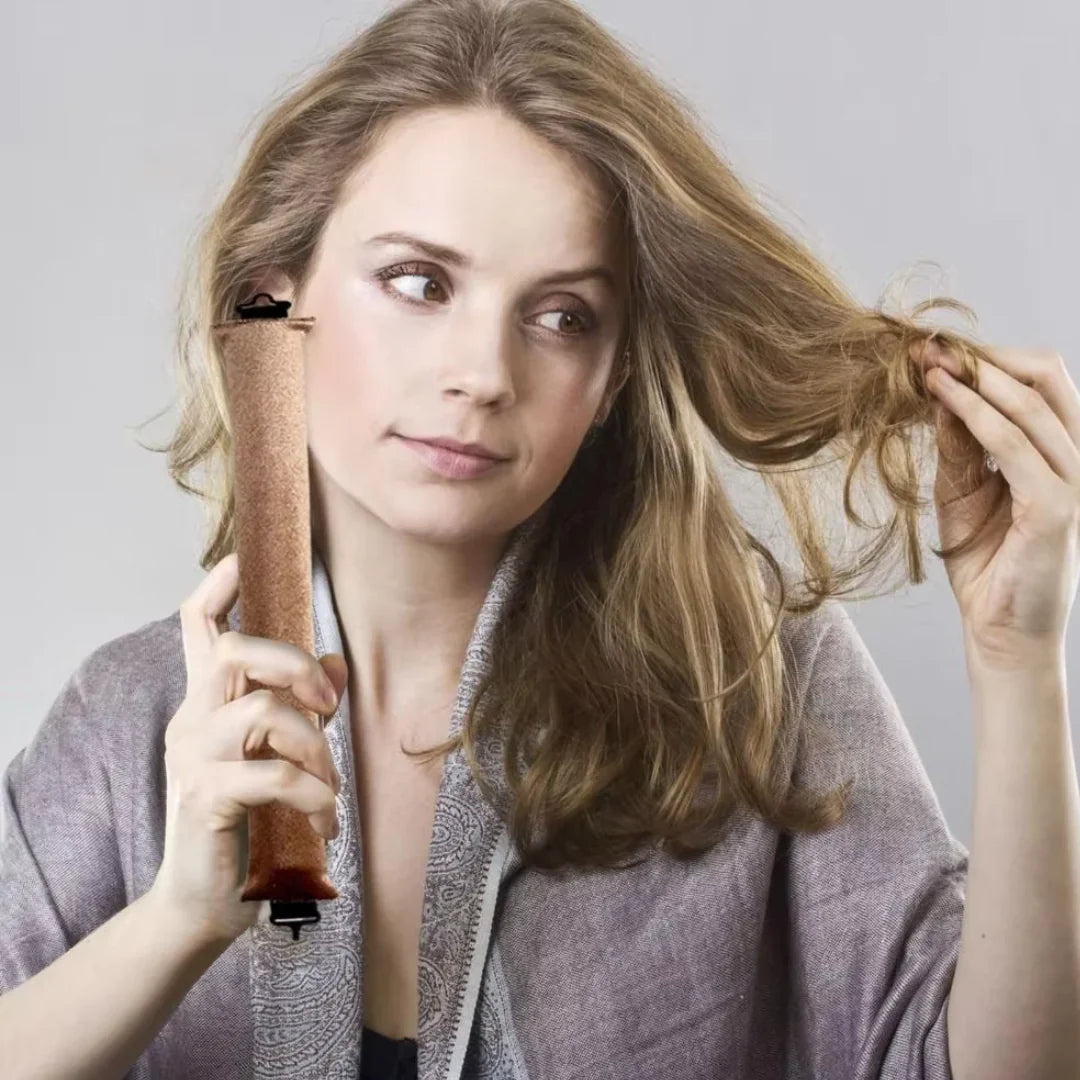 Hitzefreies Haarwickler-Set für schonende Locken