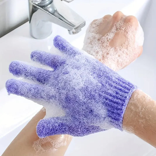 Peeling-Badehandschuhe – Exfolierende Duschhandschuhe für Sanfte Haut im 2er-Set