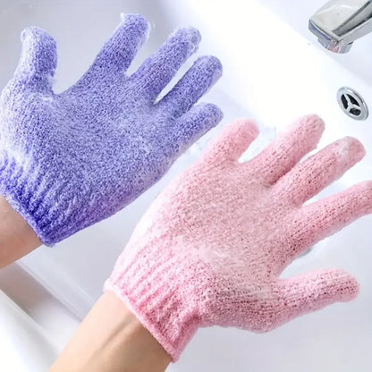 Peeling-Badehandschuhe – Exfolierende Duschhandschuhe für Sanfte Haut im 2er-Set