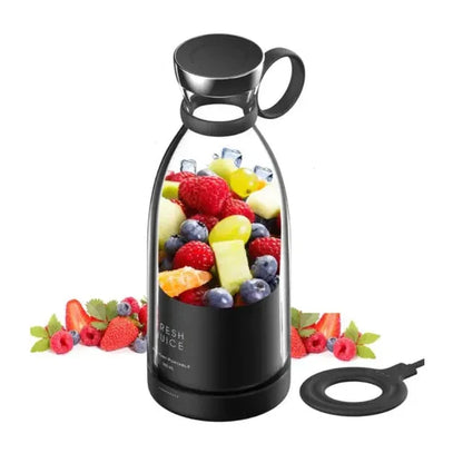 Tragbarer Mixer mit Wiederaufladbarem Akku – Ideal für Smoothies und Shakes Unterwegs