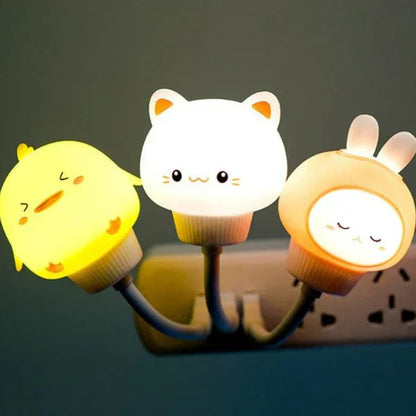 Tier-Nachtlicht mit Timer – Süße Designs für das Kinderzimmer
