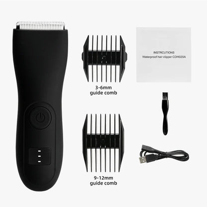 Hautschonender Trimmer für Körperhaare mit Präzisionsscherkopf