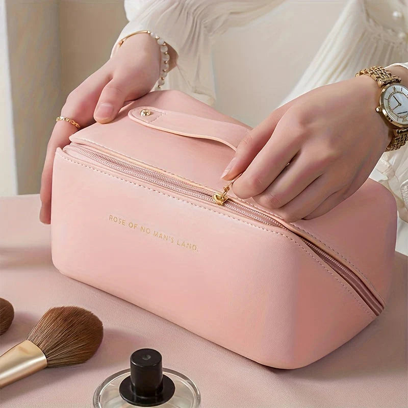 Kosmetiktasche für Reisen – Reißverschluss Organizer für Make-up und Pflege