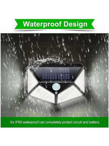 Solar-LED-Wandleuchte – Mit Bewegungsmelder und IP65-Wetterschutz