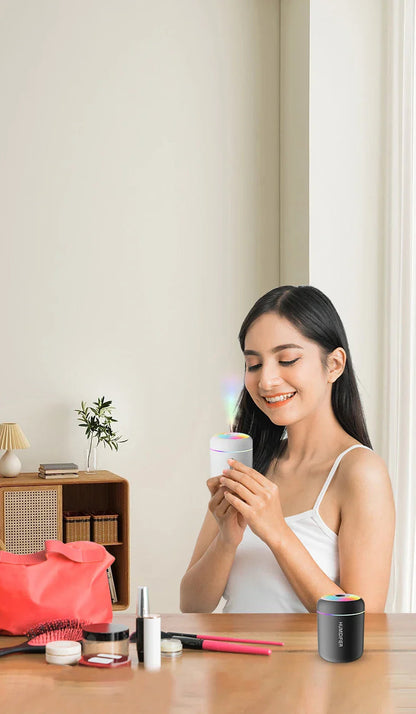 Aromatherapie Luftbefeuchter für Auto und Schlafzimmer – USB betrieben und kompakt