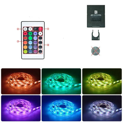 Farbwechsel LED Streifen mit USB-Anschluss für stimmungsvolle Beleuchtung