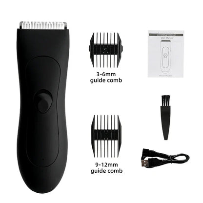 Hautschonender Trimmer für Körperhaare mit Präzisionsscherkopf