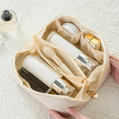 Kosmetiktasche für Reisen – Reißverschluss Organizer für Make-up und Pflege
