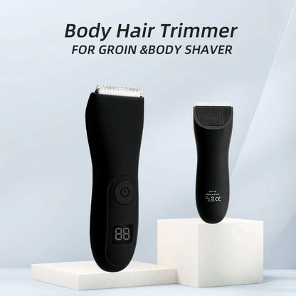 Hautschonender Trimmer für Körperhaare mit Präzisionsscherkopf