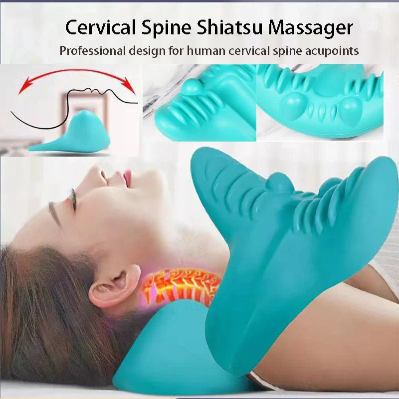Ergonomisches Nackendehner-Traktionskissen – Entspannung & Wirbelausrichtung für Nacken & Schultern