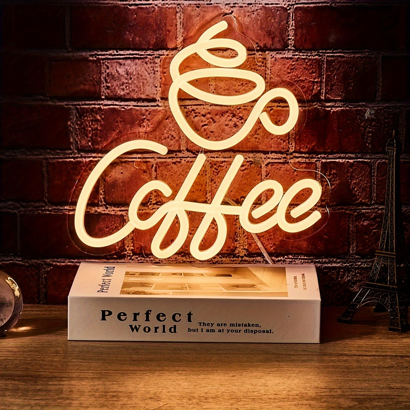 Neonlicht Kaffee – Stylisches LED-Schild für Wand
