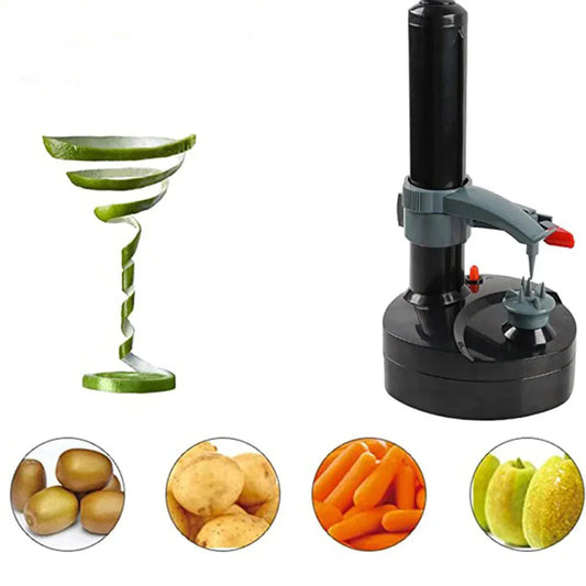 Elektrischer Schäler für Obst und Gemüse mit Ein-Knopf-Steuerung