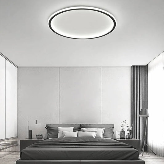 Moderne Runde Deckenlampe im Nordischen Design