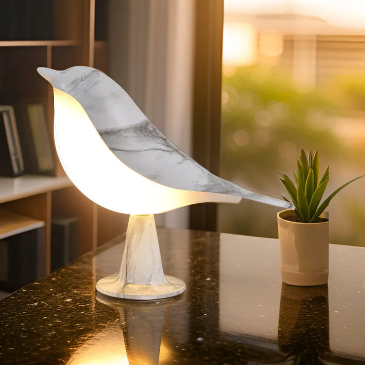 Elegante Vogel Lampe – Stimmungslicht mit Aromatherapie für Entspannung und Ambiente