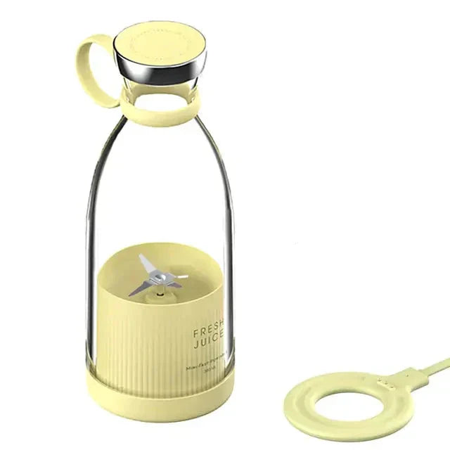 Tragbarer Mixer mit Wiederaufladbarem Akku – Ideal für Smoothies und Shakes Unterwegs