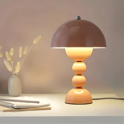 Skandinavische Tischlampe mit Goldakzenten – Moderne Designlampe für Wohnzimmer Schlafzimmer & Büro