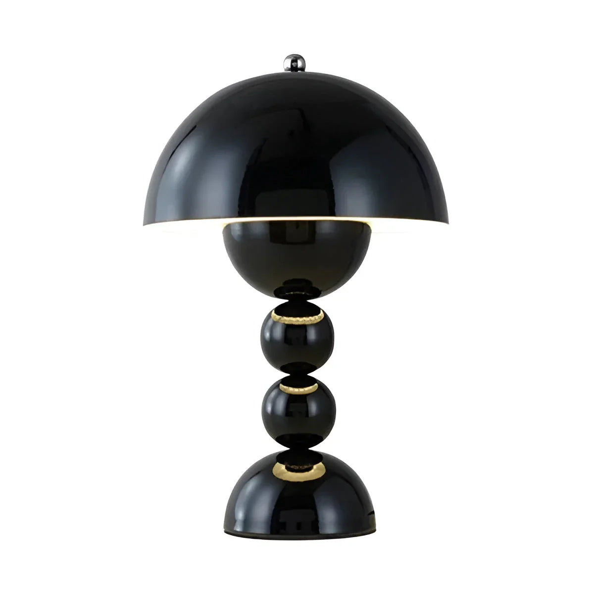 Skandinavische Tischlampe mit Goldakzenten – Moderne Designlampe für Wohnzimmer Schlafzimmer & Büro