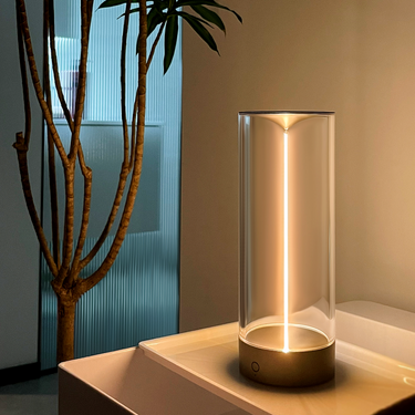 Zylindrische Magnet-Tischlampe mit Softlight-Technologie