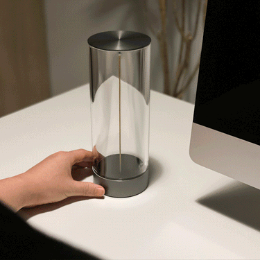 Zylindrische Magnet-Tischlampe mit Softlight-Technologie