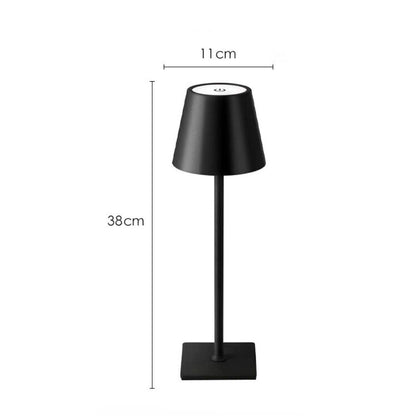 Moderne LED Tischleuchte mit Akku für gemütliche Beleuchtung