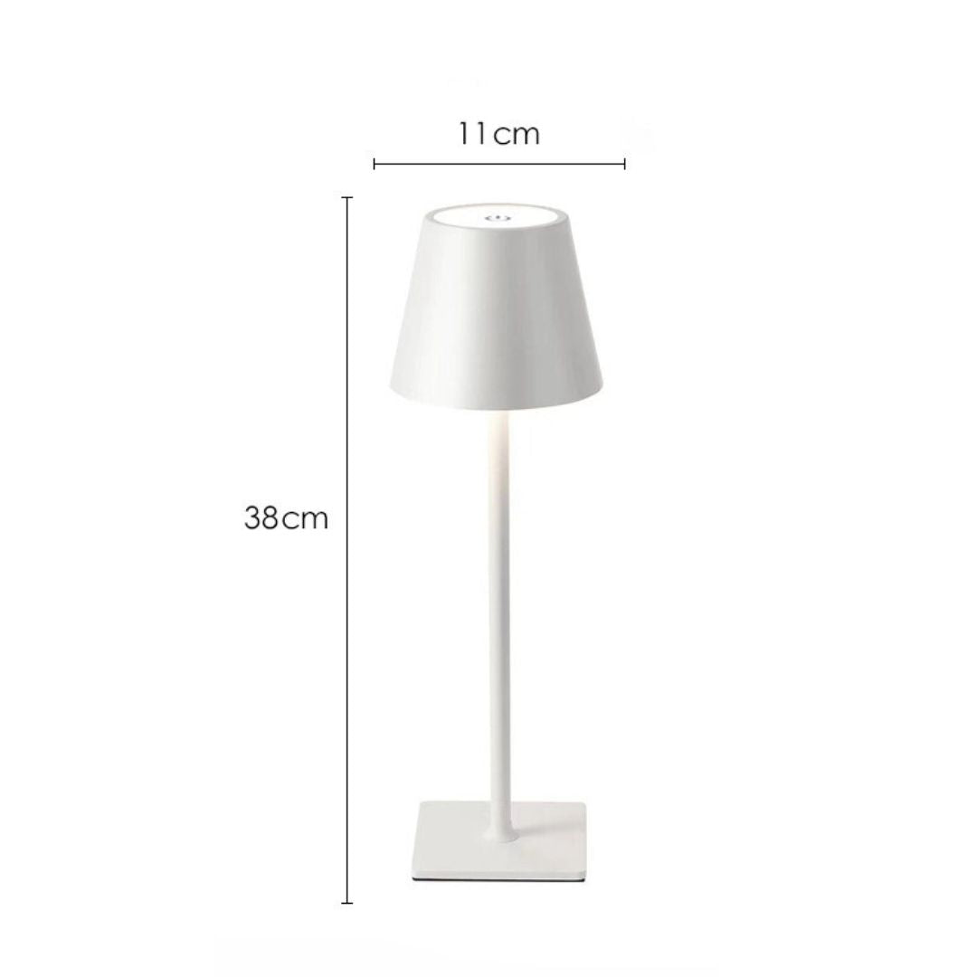 Moderne LED Tischleuchte mit Akku für gemütliche Beleuchtung