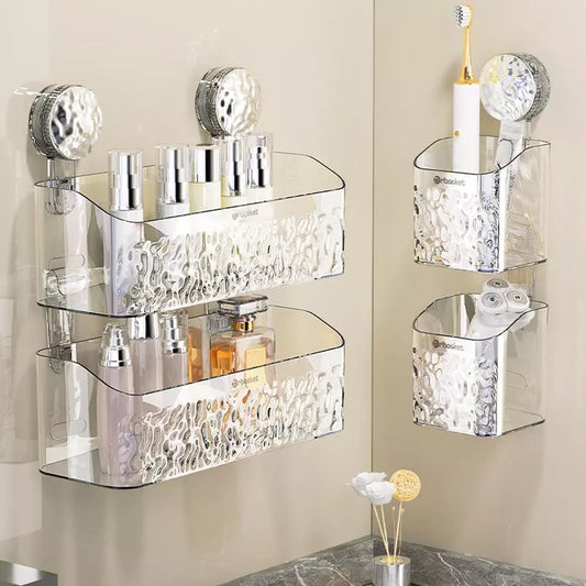 Wandregal mit Saugnapf für Bad und Dusche