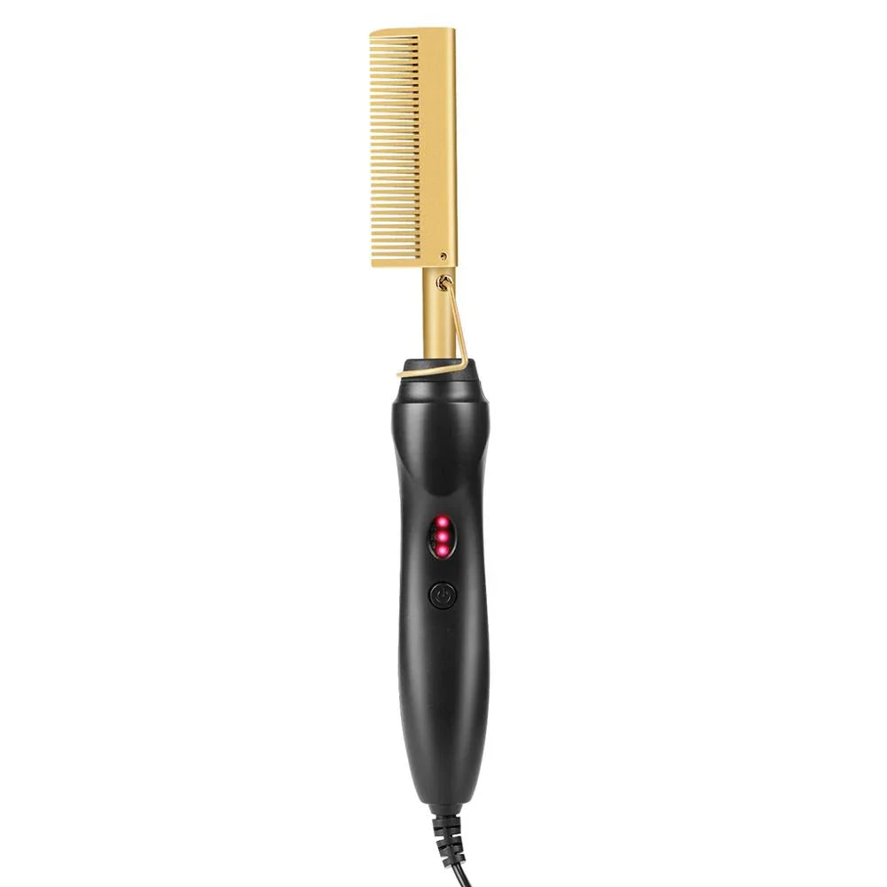 EasyHair – Professionelles Haarglättungs Set mit Goldkamm