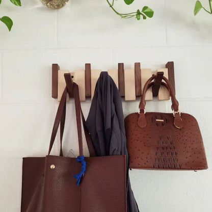 Dekorative Holz Klavierhakenleiste für Klamotten und Accessoires