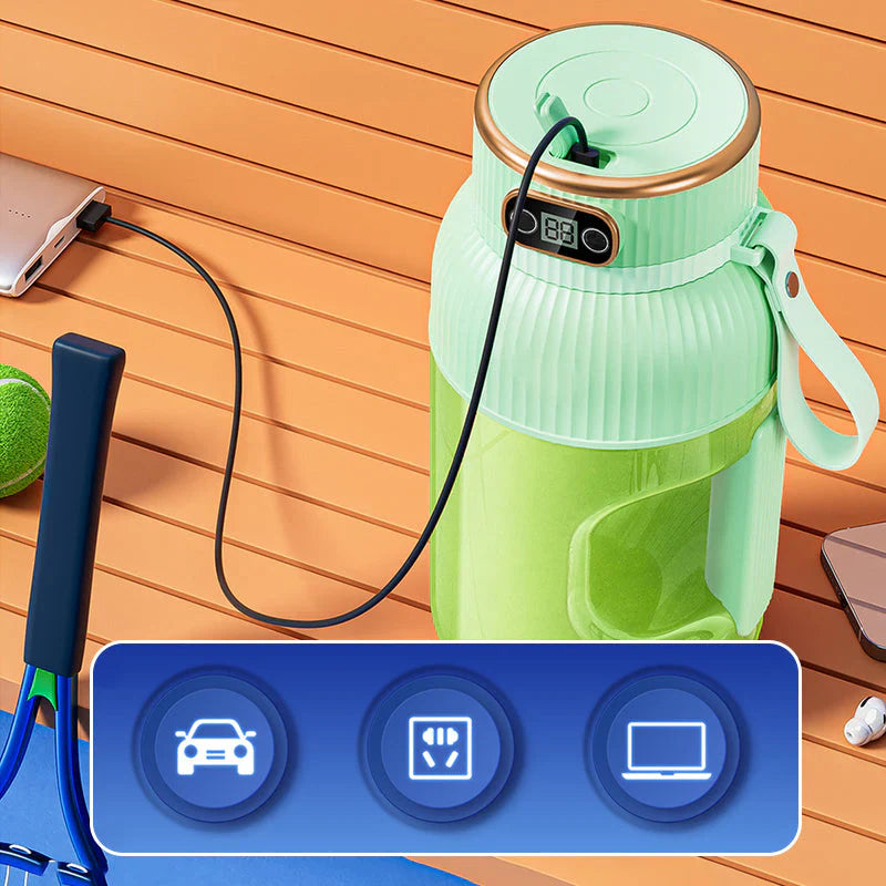 Tragbarer Mixer mit USB-Ladefunktion – für Smoothies und Aufbewahrung