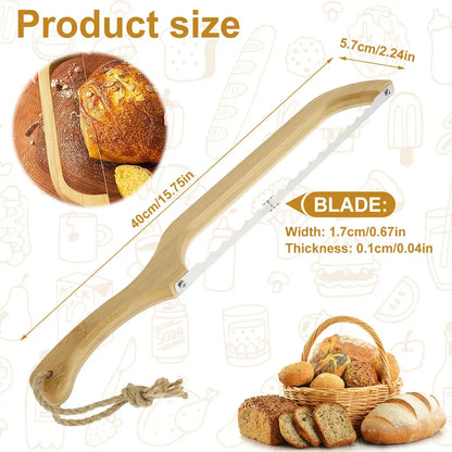 Scharfes Brotmesser Mit Ergonomischem Griff Für Gleichmäßige Scheiben