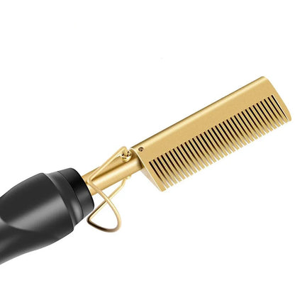 EasyHair – Professionelles Haarglättungs Set mit Goldkamm