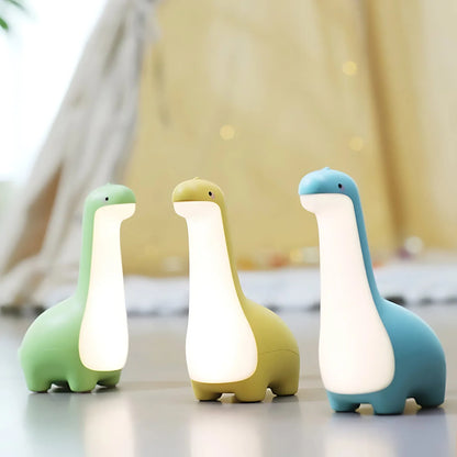 LED Dino Nachtlicht für Kinder – Beruhigendes Schlummerlicht mit Farbwechsel & Timerfunktion