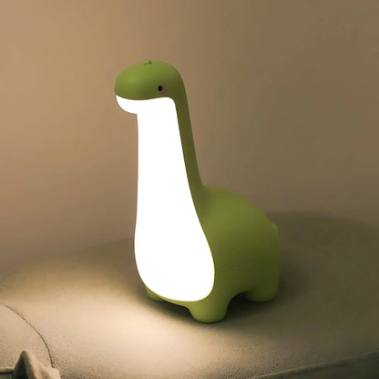 LED Dino Nachtlicht für Kinder – Beruhigendes Schlummerlicht mit Farbwechsel & Timerfunktion