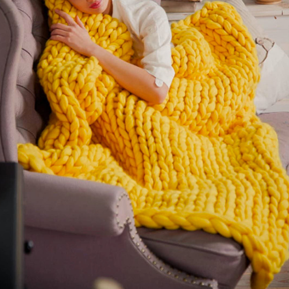 Weiche XXL Strickdecke für Gemütliche Abende – Komfort und Wärme in Perfektion