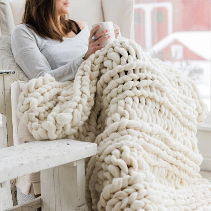 Weiche XXL Strickdecke für Gemütliche Abende – Komfort und Wärme in Perfektion